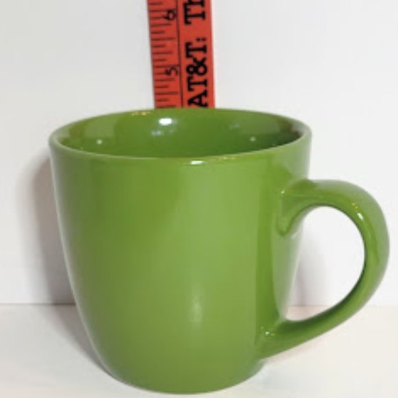 FLAIR OVERSIZED GREEN COFFEE MUG CUP - Picture 4 of 4